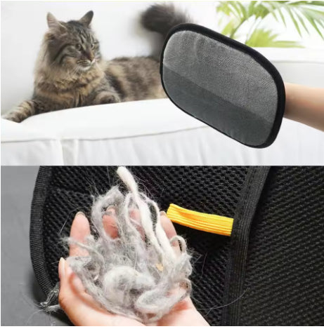 Gant Anti-Poils pour Animaux – Nettoyage Rapide Canapé, Vêtements & Voiture - Fur Remover Glove
