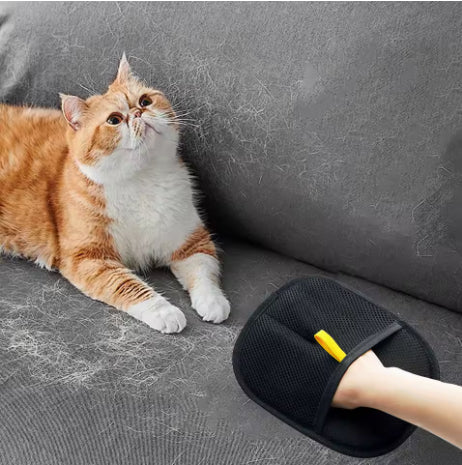 Gant Anti-Poils pour Animaux – Nettoyage Rapide Canapé, Vêtements & Voiture - Fur Remover Glove